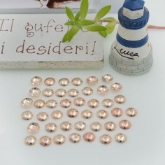 Copri perle lisce in ottone colori varianti 5mm 90pz Gioie d'Oriente 2