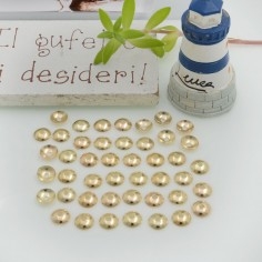 Copri perle lisce in ottone colori varianti 5mm 90pz Gioie d'Oriente 2