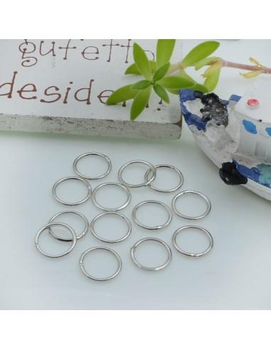 Anellini chiusi saldati ottone 6mm e 8mm sp.0.8mm |GDO