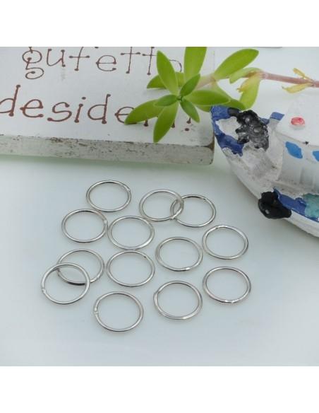 Anellini chiusi saldati ottone 6mm e 8mm sp.0.8mm |GDO