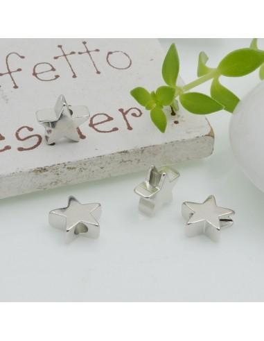 Distanziatori stella piatti in ottone 8.5 mm 2pz color Gioie d'Oriente