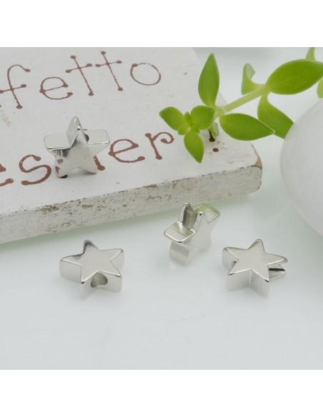 Distanziatori stella piatti in ottone 8.5 mm 2pz color Gioie d'Oriente
