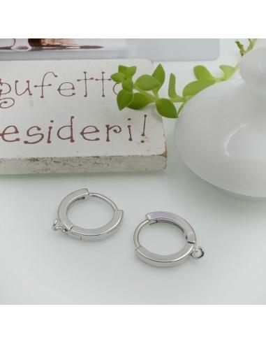 Cerchietti tondi chiusi con anellino...