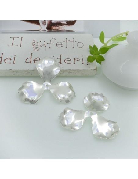 Copri perla foglia in ottone 28mm 2pz Gioie d'Oriente