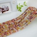 Filo rondelle briolette in mezzi cristalli mix ab 2.5 x 3.5 mm 110pz Gioie d'Oriente