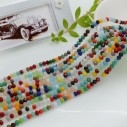 Filo Mezzi Cristalli colore Mix Rondelle Sfaccettate 2.5x3.5mm 110pz GDO