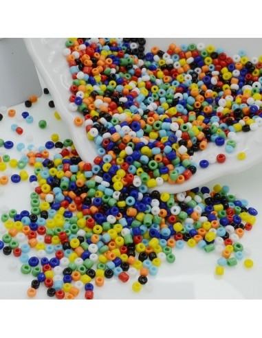 Ultima tendenza: Perline di conteria in vetro colorato 2 x 3mm