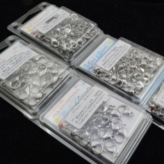maxi confezione 120 pz Chiusura Moschettone Acciaio 6 x 9 mm per fai da te 2
