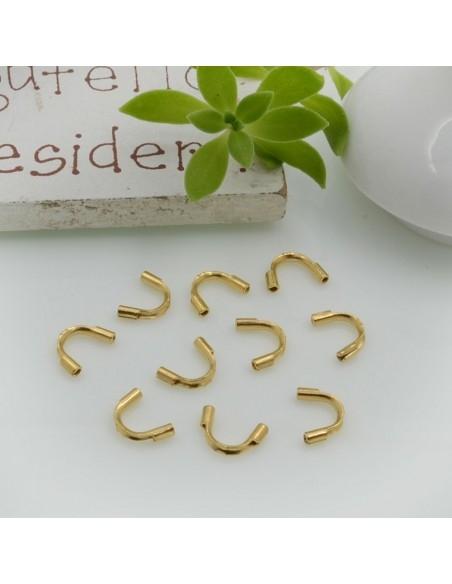 Salva filo per cavetto acciaio 4.5 mm 10pz Gioie d'Oriente