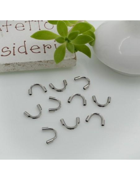 Salva filo per cavetto acciaio 4.5 mm 10pz Gioie d'Oriente