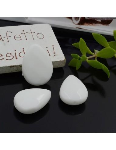 Agata a forma di goccia piatta sfaccettata in varia misura 1 pz|GDO