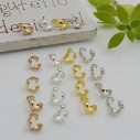 Terminale Coprinodo foro aperto 4.5 x 7 mm 20pz in ottone GDO