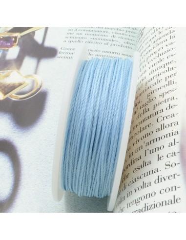 Filo Poliestere c.p-Lon è ideale per il Crochet colore 057 azzurro 0.50mm 50mt GDO