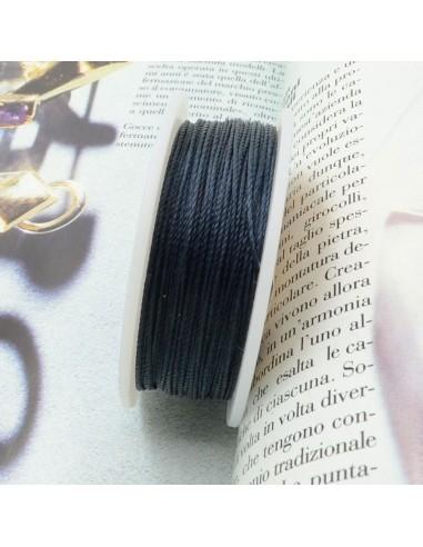 Filo Poliestere c.p-Lon è ideale per il Crochet colore 055 blu scuro 0.50mm 50mt