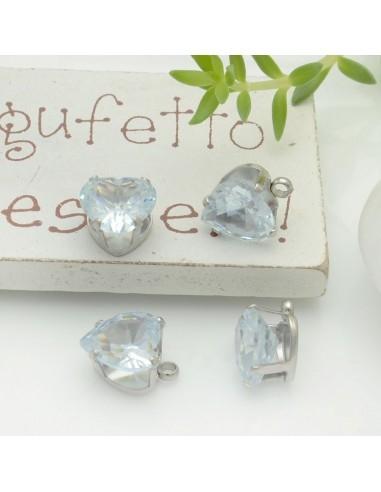 Mini Charms in acciaio a forma di...