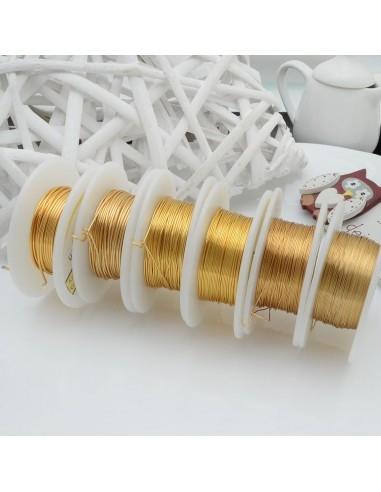 Filo in ottone che preserva il colore misura varia per creazione di bojoux  GDO