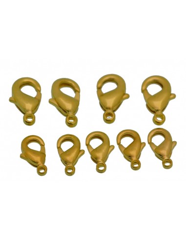 Chiusure moschettone colore Oro in ottone - Varie misure | GDO