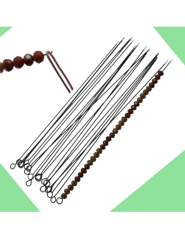 Aghi speciale per bracciale collana  lunghezza 14 cm misura viaria 1 pz GDO