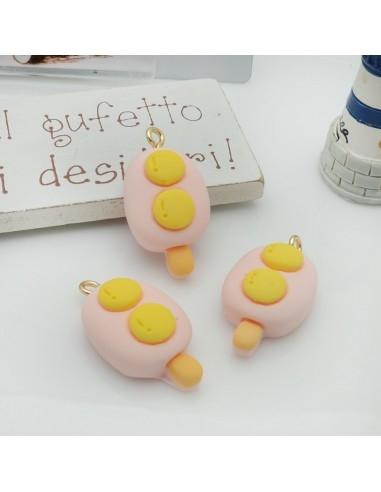 Ciondolo a forma di Gelato in resina 15x28mm 2pz | GDO