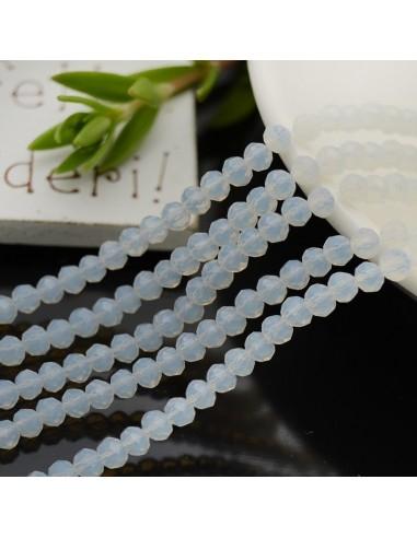 Filo Mezzi Cristalli opale Rondelle Sfaccettate 2.5x3.5mm 110pz