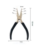 Pinza Punta Tonda Multi Loop a gradini da 2mm a 9mm