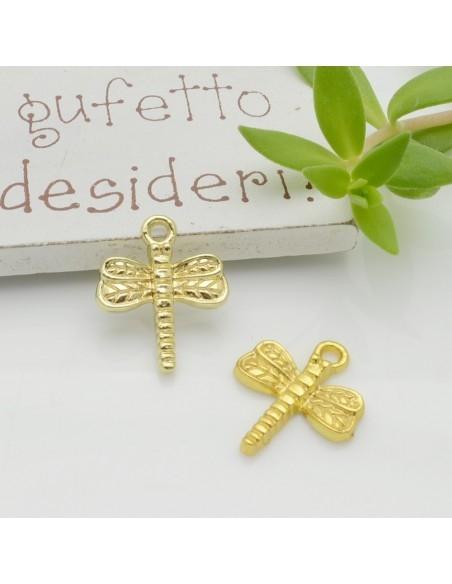 Ciondolo forma libellula in zama 14x18mm 1 pz GDO