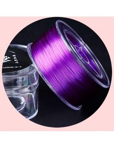 Filo Elastico Resistente di qualità filo piatto colore viola 0.6mm 72mt - GDO