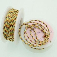 Filo di poliestere intrecciato colorato spessore1.5 mm 10mt GDO