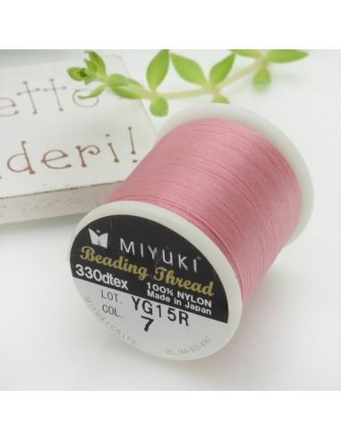 Filo Miyuki 0,25 mm Bobina da 50mt colore 7 rosa GDO
