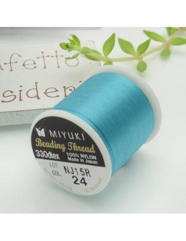 Filo Miyuki 0,25 mm Bobina da 50mt colore 24 azzurro GDO