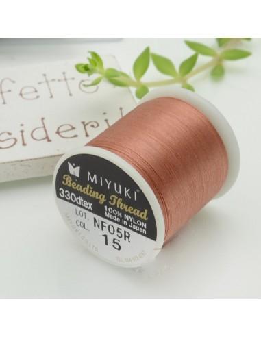 Filo Miyuki 0,25 mm Bobina da 50mt colore 15 rosa antico scuro GDO