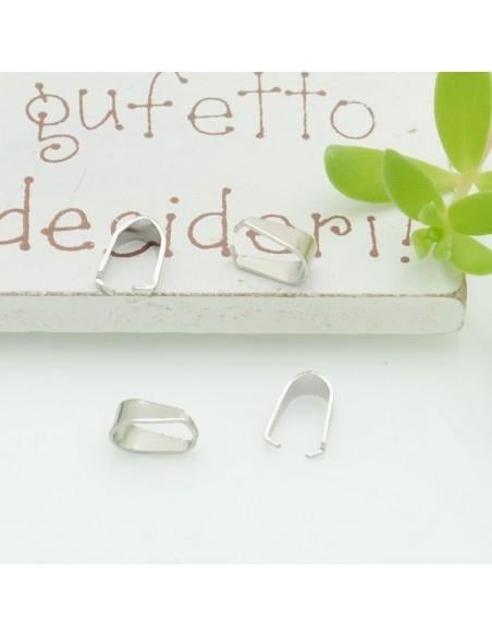 ganci porta ciondolo in acciaio 3.5x7mm 4PZ GDO