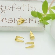 Ganci porta ciondolo in acciaio inossidabile 4pz - varie misure e colori | GDO 2