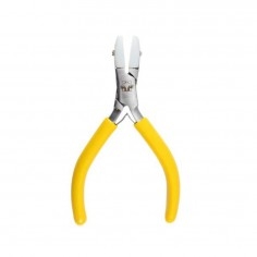 Pinza Wire Punta Piatta Rivestita in Gomma Gialla 130mm | GDO