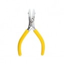Pinza Wire Punta Piatta Rivestita in Gomma Gialla 130mm | GDO