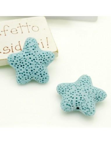 Pietre di lava a forma di stella marina 26mm 2pz GDO