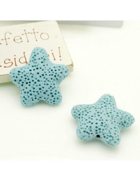 Pietre di lava a forma di stella marina 26mm 2pz GDO