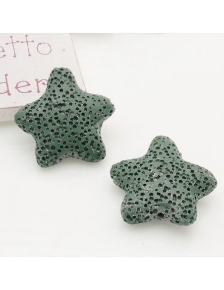 Pietre di lava a forma di stella marina 26mm 2pz GDO