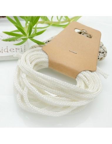 Filo Tricotin Lurex colore bianco 4mm 3mt GDO