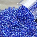 Perline Rocaille Miyuki 15/0 Silver Lined Cobalt confezione da 10g Misurano 1.5mm | GDO