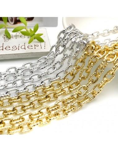 Catena diamantata in alluminio 6x9mm 1mt | GDO