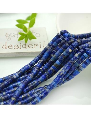 Rondelle pietre dure Lapislazzuli liscio 2x4mm 40cm | GDO