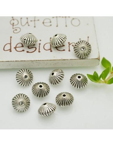 Distanziatore a rondella piatta a rigata piccola 7mm 14pz