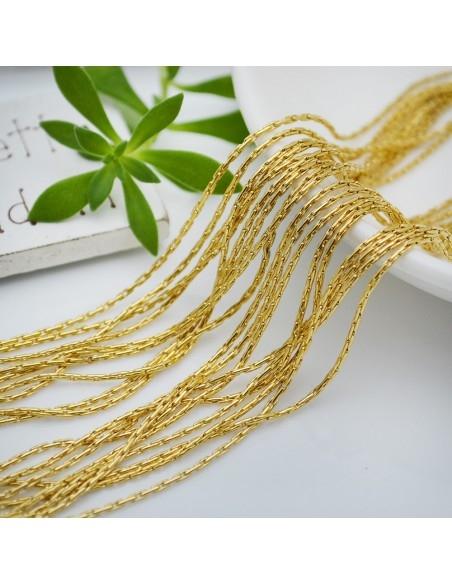 Catena cobra in acciaio di vario colore rotonda spessa 1.0 mm 1 mt|GDO