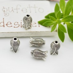 Copriperla tulipano in metallo 6x11mm 5pz Gioie d'Oriente 2