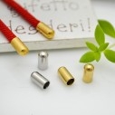Terminali da incollo in acciaio foro 1.5-4.3mm oro/acciaio 4pz | GDO