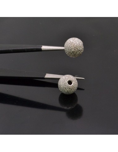 Perle Distanziatore diamantate in argento 925% 6mm foro 1mm 2pz | GDO