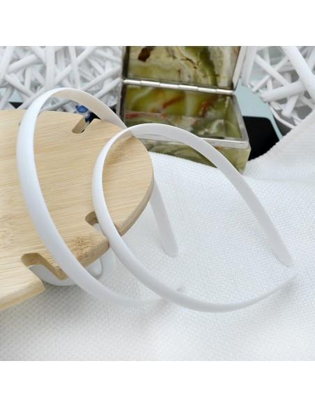 base per cerchietti plastica 10mm per essere rivestito con nastri o stoffe 5pz