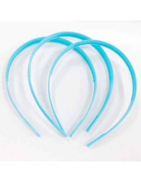 Cerchietti per Capelli in Plastica Colorata da 12 mm con Dentini da Decorare 5pZ|GDO