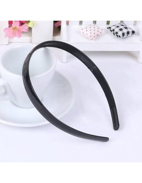 Cerchietti per Capelli in Plastica Colorata da 12 mm con Dentini da Decorare 5pZ|GDO